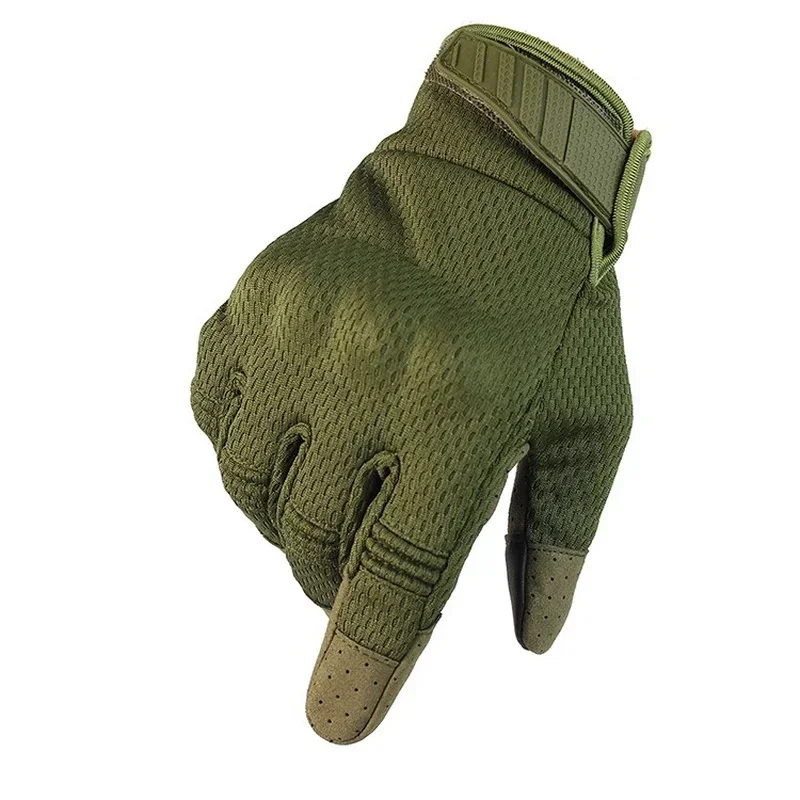 Guantes tácticos con pantalla táctil para hombre y mujer, militares del ejército, Paintball, Airsoft, combate, motocicleta, nudillos duros, dedo completo - imagen 5