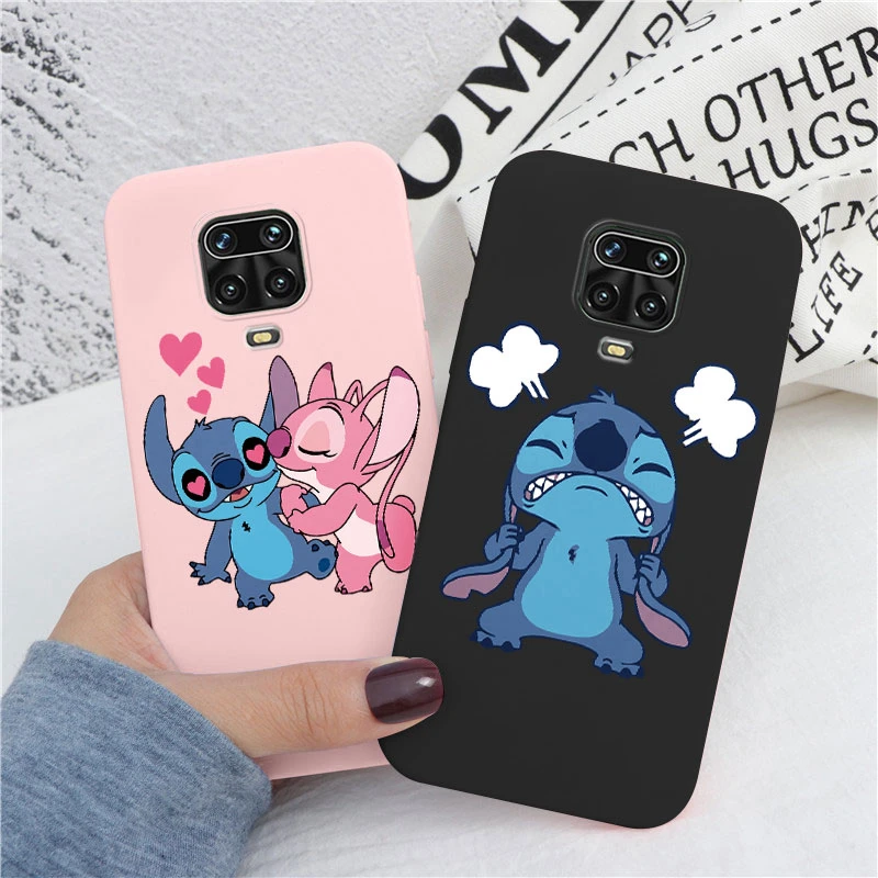 Funda de teléfono Lilo Stitch para Redmi Note 9 Pro Max 9S, Funda de silicona suave con dibujos animados para Redmi Note 9 Pro Capa - imagen 2