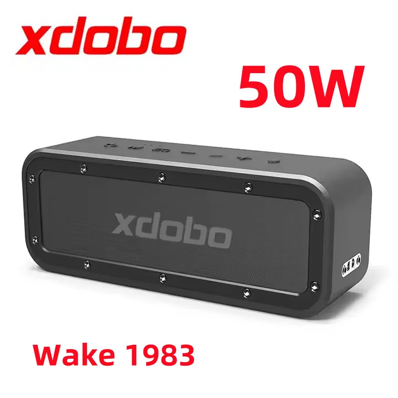 XDOBO 50W gran potencia estéreo sonido Hifi música al aire libre Boombox altavoz de graves pesados inalámbrico Bluetooth altavoz portátil impermeable - imagen 2