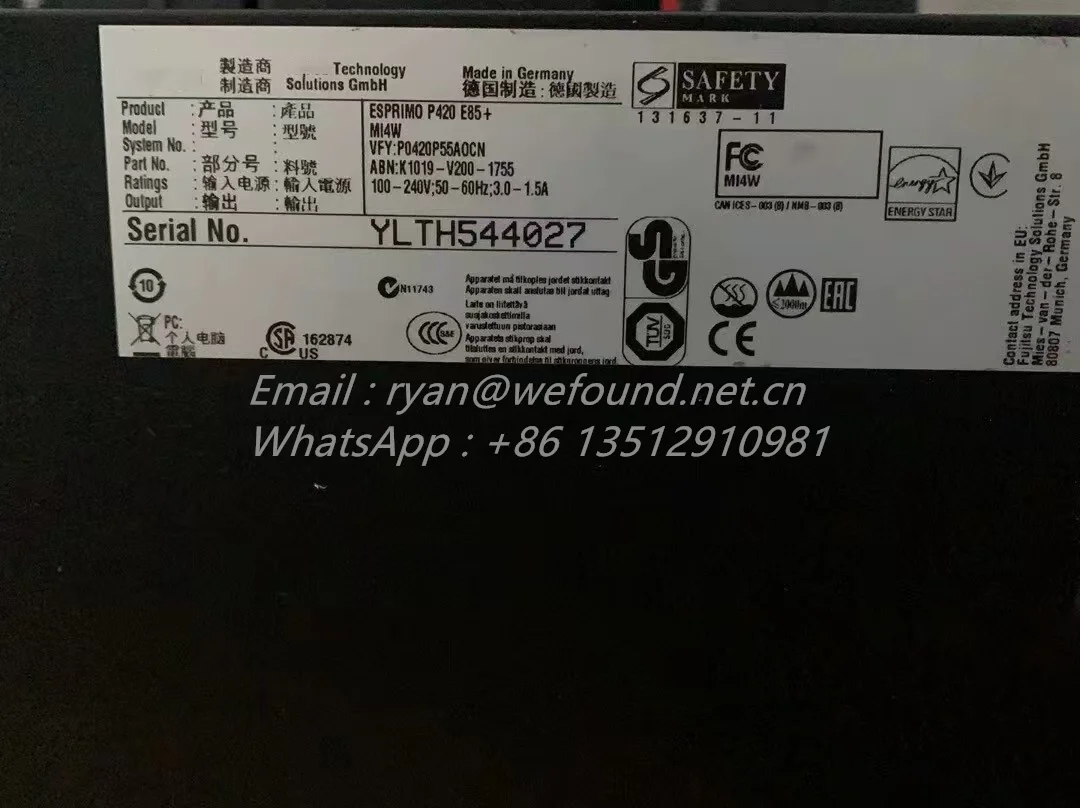 D3230-A13 para placa base de PC de escritorio Fujitsu ESPRIMO P420 E85 - imagen 3