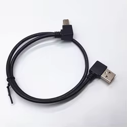 USB 2,0 tipo A macho a USB B macho tipo B BM escáner de impresora de ángulo recto 90 grados 0,5 M 1M cable de 90 grados 50cm BM Cable en ángulo