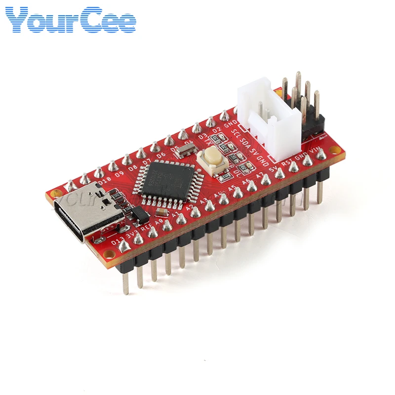 Seeeduino Seeed V4.2 para Arduino Nano Atmega328P AVR microcontrolador de 8 bits MCU módulo de placa de desarrollo Grove Seeeduino Nano - imagen 4
