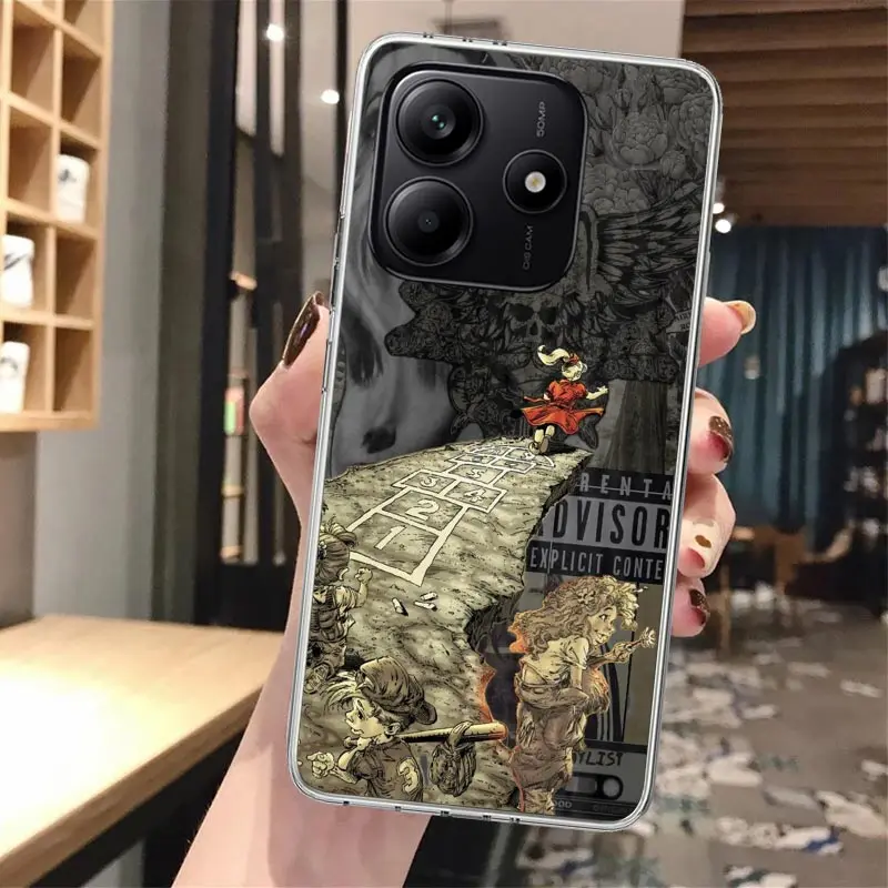 K-Korn Rock Band funda de teléfono de silicona para Xiaomi Redmi Note 14 14S 13 12S 11 Pro Plus 11S 10 10S 11T 11E 4G 5G funda suave - imagen 3