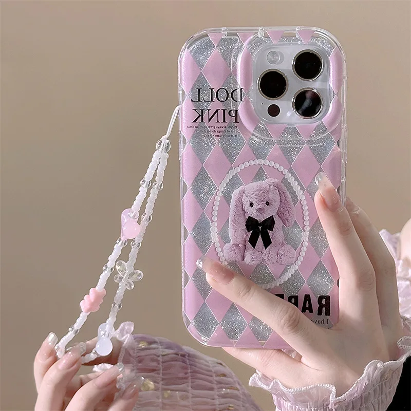 Funda de teléfono de dibujos animados para iPhone 16 Pro Max 11 13 14 15 12 XR X XS 7 8 Plus SE 16promax 15promax Funda transparente de TPU suave - imagen 3