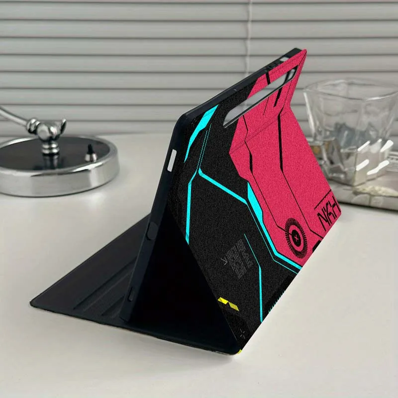 Máquina de arte de fibra de carbono para Samsung Galaxy Tab S9 S10 S6 S7 S8 FE Plus Lite pulgadas funda plegable para tableta - imagen 3