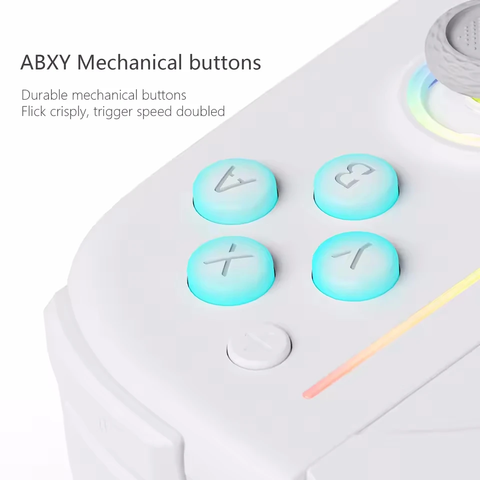 Control de mando para Nintendo Switch, OLED y Lite, iPhone, IOS, Android, PC, controlador inalámbrico Bluetooth, accesorios para juegos Hall - imagen 5