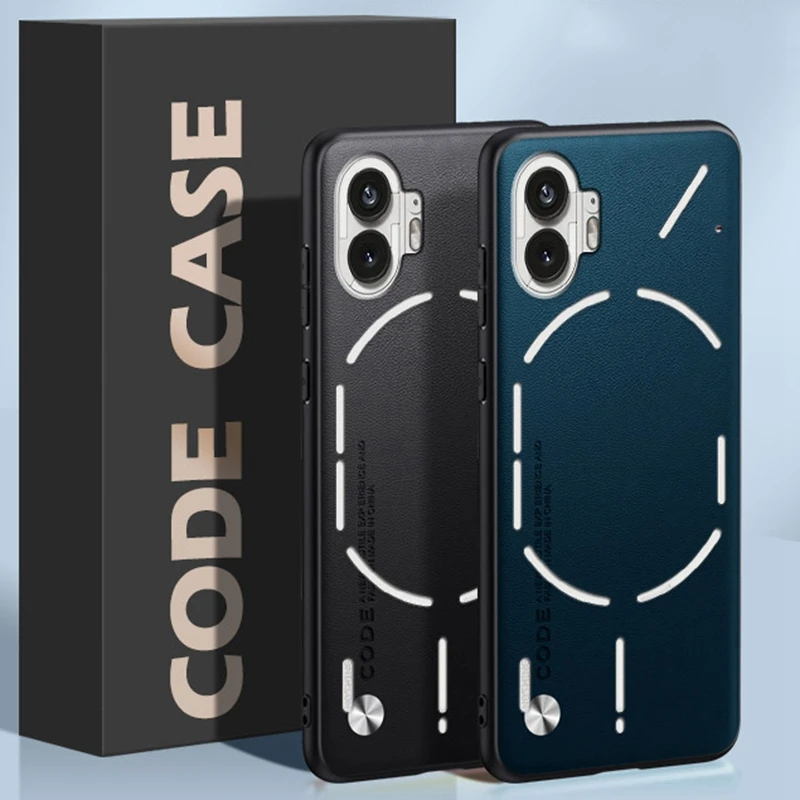 Funda de cuero PU de lujo para nada teléfono 1 contraportada de silicona mate a prueba de golpes funda de teléfono de protección completa para nada Phone1 - imagen 4