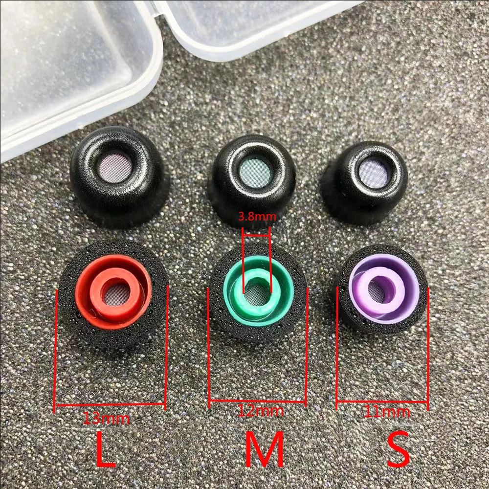 Almohadillas de espuma viscoelástica para auriculares Sony WF-1000XM4 y WF-1000XM5, almohadillas de repuesto - imagen 3