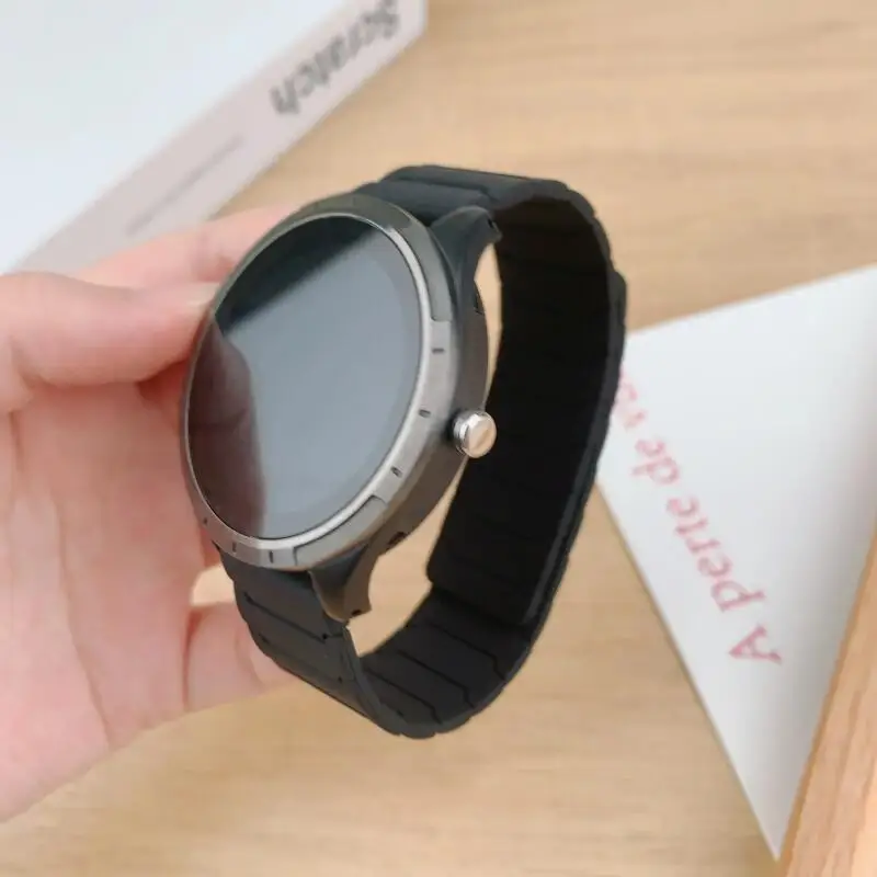 Correa de bucle magnético de 20mm para Omega X Swatch, pulsera MoonSwatch de silicona, pulsera de repuesto para reloj inteligente - imagen 3