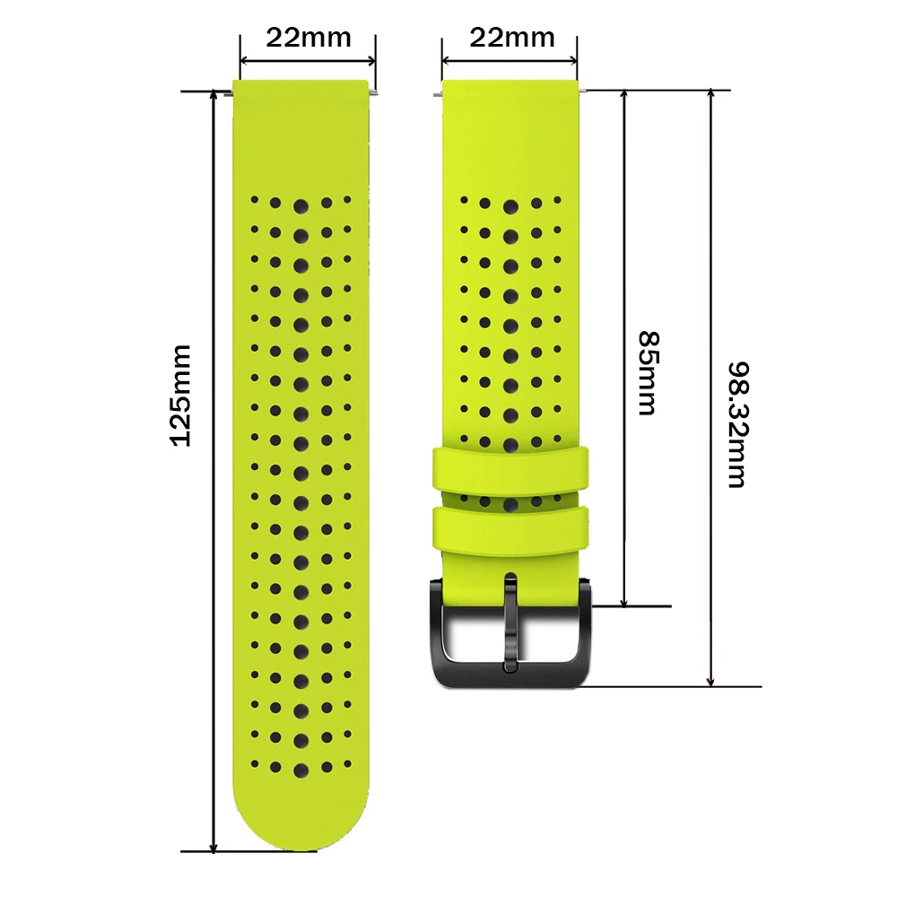 Correa de silicona de 22mm para Garmin Forerunner 570 47mm 265 255 pulsera deportiva suave de música para Garmin Venu4 45mm 3 2 Vivoactive4 Band - imagen 5