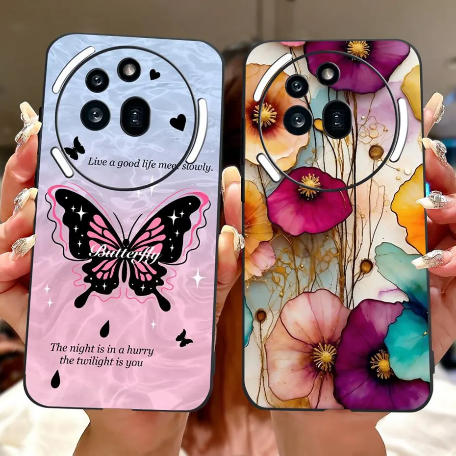 Funda de teléfono con pintura bonita para nada de teléfono (3a) Pro, funda trasera de silicona suave de TPU para nada Phone3a 3a Pro, fundas para parachoques