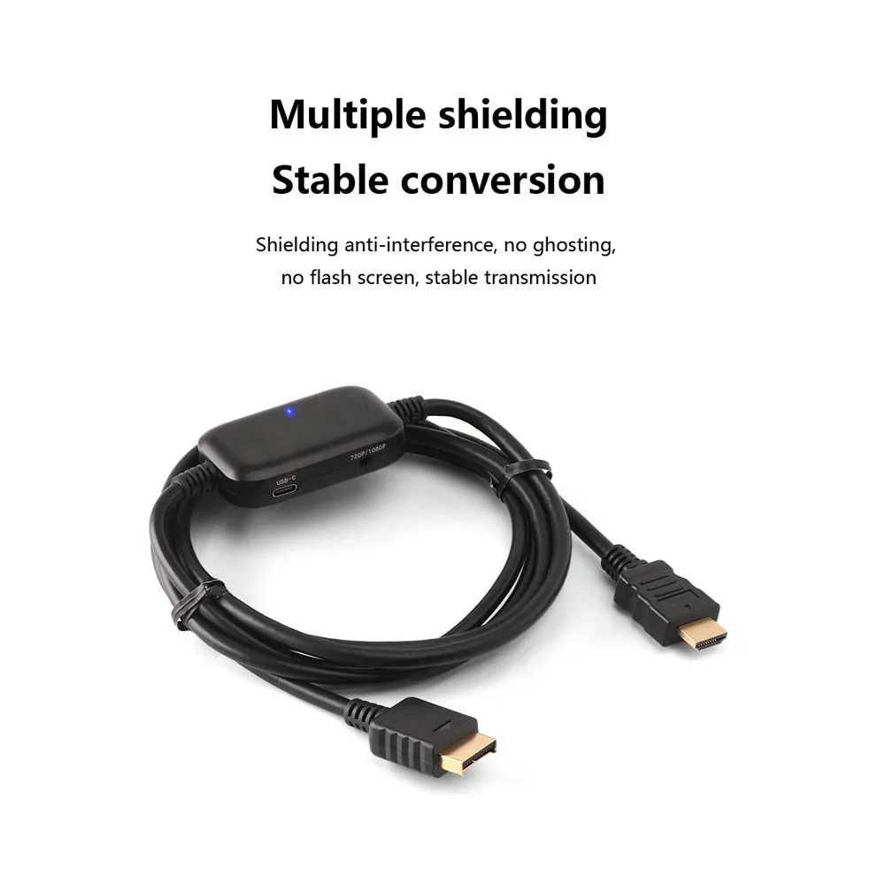 Cable compatible con HDMI de 2M para PS2, adaptador de Audio y vídeo, Cable convertidor con Cable para líneas de TV - imagen 2