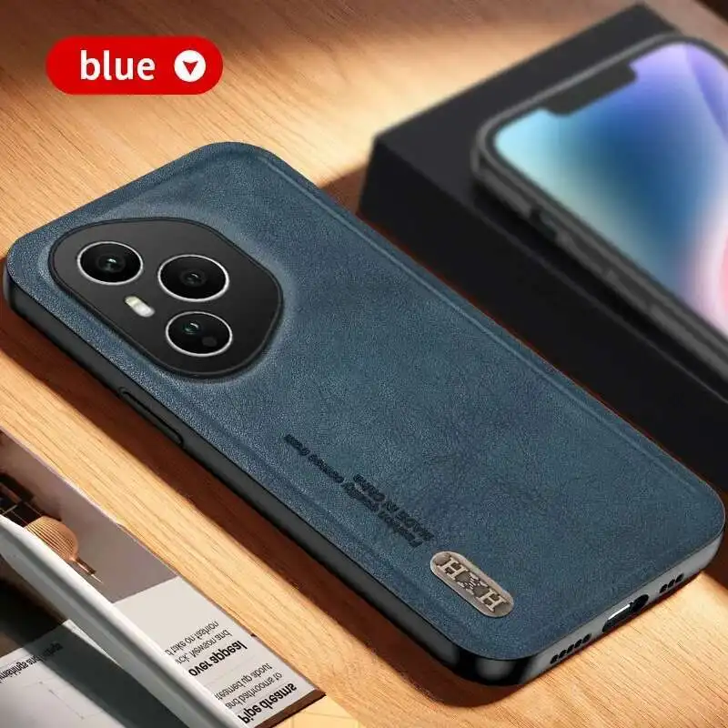Funda para Honor 400 Pro 400Lite, cubierta protectora de lente magnética de cuero de lujo con luz Retro para Huawei Honor 400 Pro 400Pro