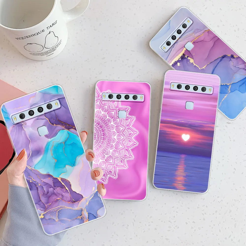 Funda a prueba de golpes para teléfono, carcasa de silicona suave y transparente para TCL 10L, T770H, T770B, TCL 10 Lite /TCL10T, TCL10Lite - imagen 2