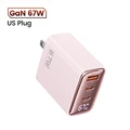 67W US Plug Pink
