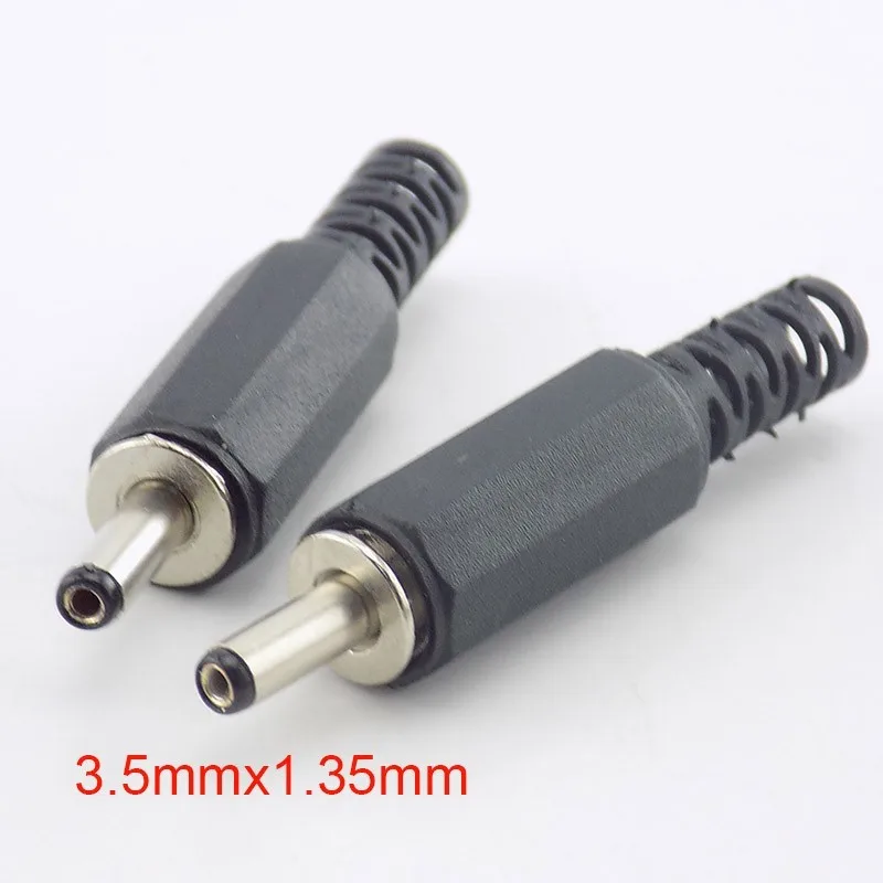 2/5/10 Uds 3,5X1,35mm enchufe CC macho toma de corriente conector de alimentación toma de corriente adaptador convertidor de Cable de Audio C5 - imagen 3