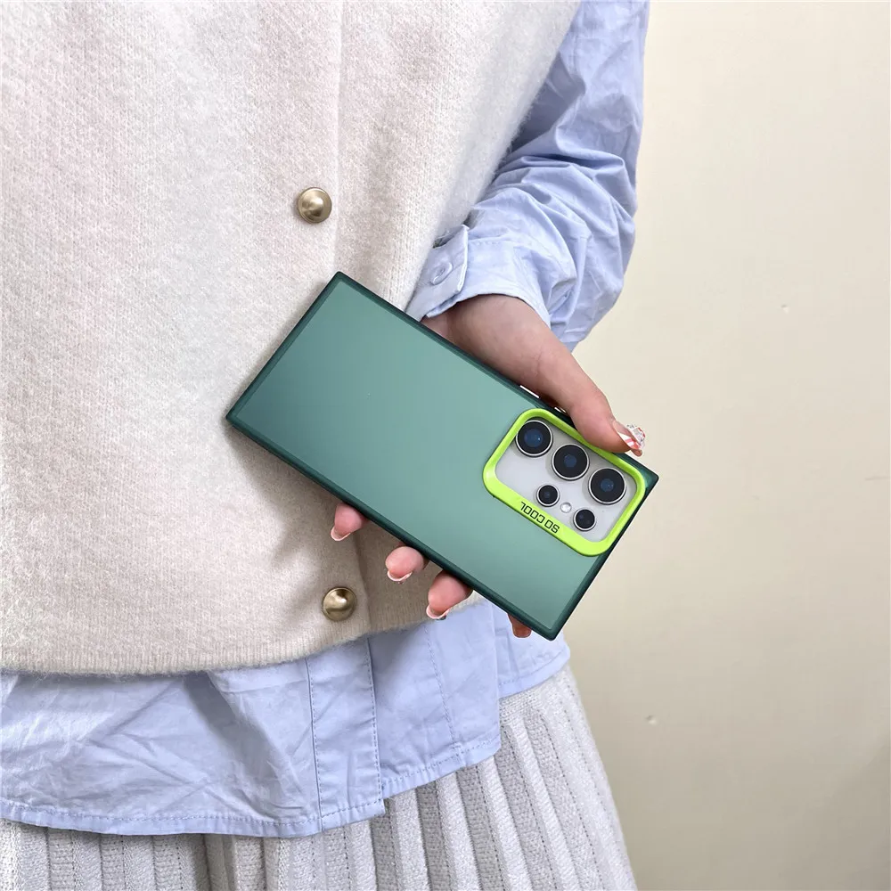 Funda de teléfono láser de moda para Samsung A16 A06 A56 A26 A36 A15 A35 A55 A25 A05S A54 A34 A14 A24 A04S cubierta de Bumer mate a prueba de golpes - imagen 5