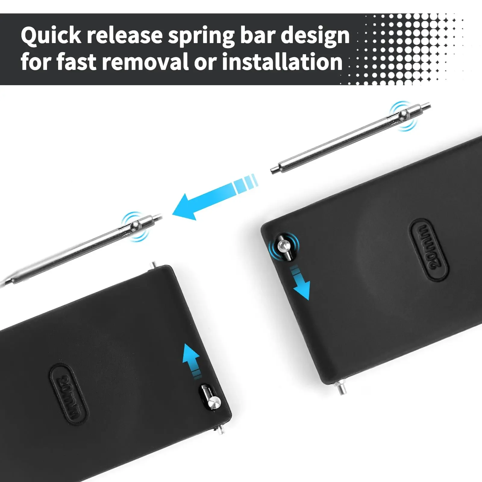 Correa de silicona deportiva para reloj inteligente, accesorio para POLAR Grit X Pro Titan Band Vantage V3 M/3 2 M2 Ignite, 20mm y 22mm - imagen 5