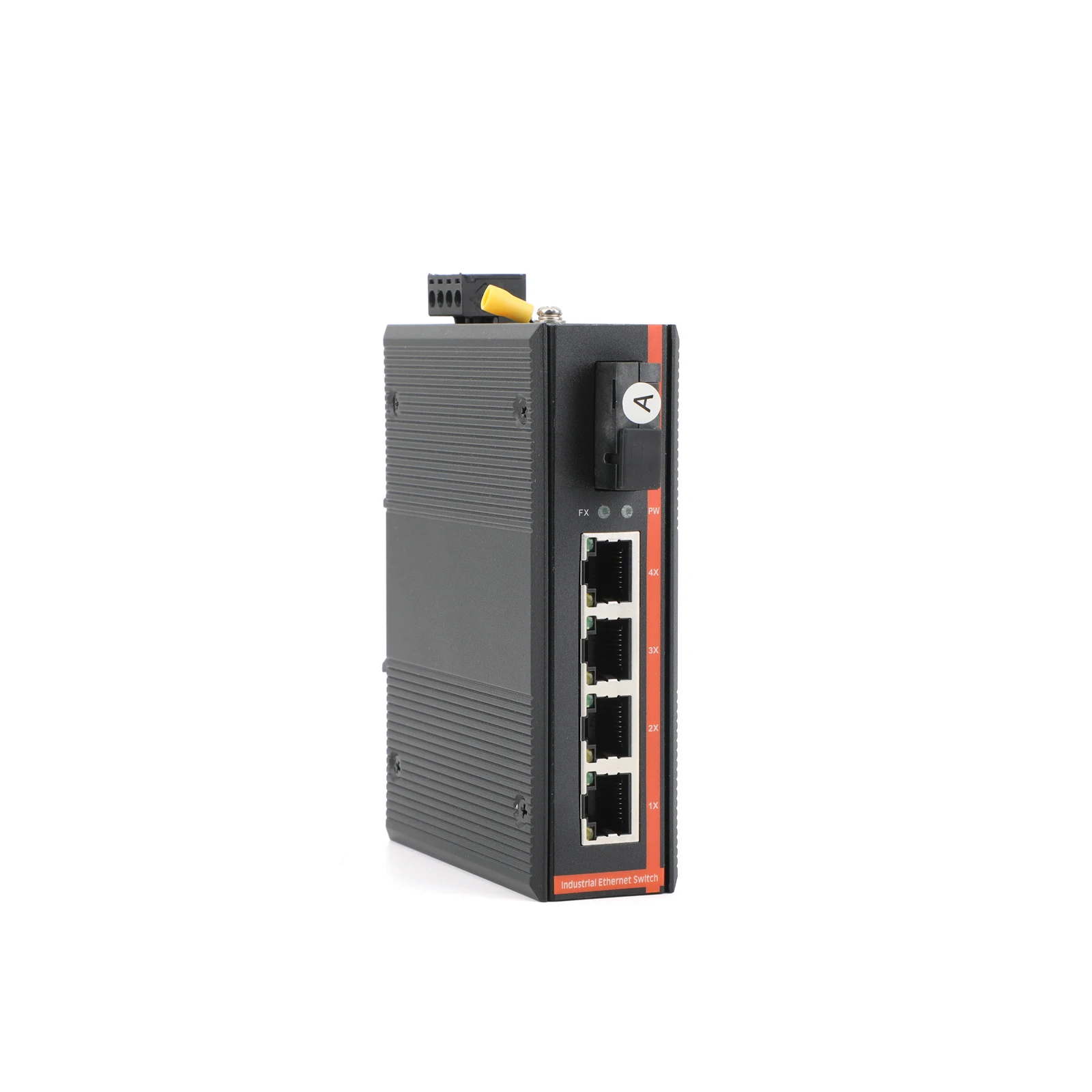 1 Uds. Transceptor eléctrico Gigabit 1 óptico 4 de grado Industrial interfaz SC/SFP monomodo de fibra única extremo A - imagen 3