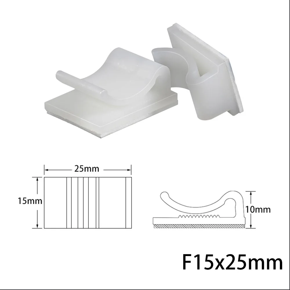 White F 15x25mm