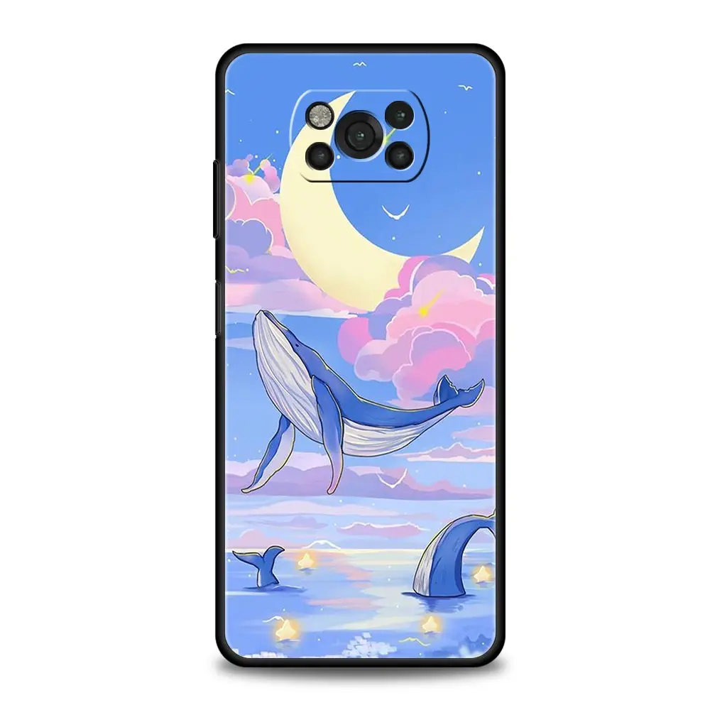 Funda de teléfono Orca ocean lovely killer whale para Xiaomi Poco X6 X5 Pro X4 X3 NFC F5 Pro F4 F3 GT M5 M4 Pro 5G M3 C51 C50 - imagen 2