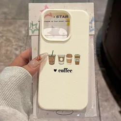 Funda para iPhone 17 Pro Max con diseño de taza de café