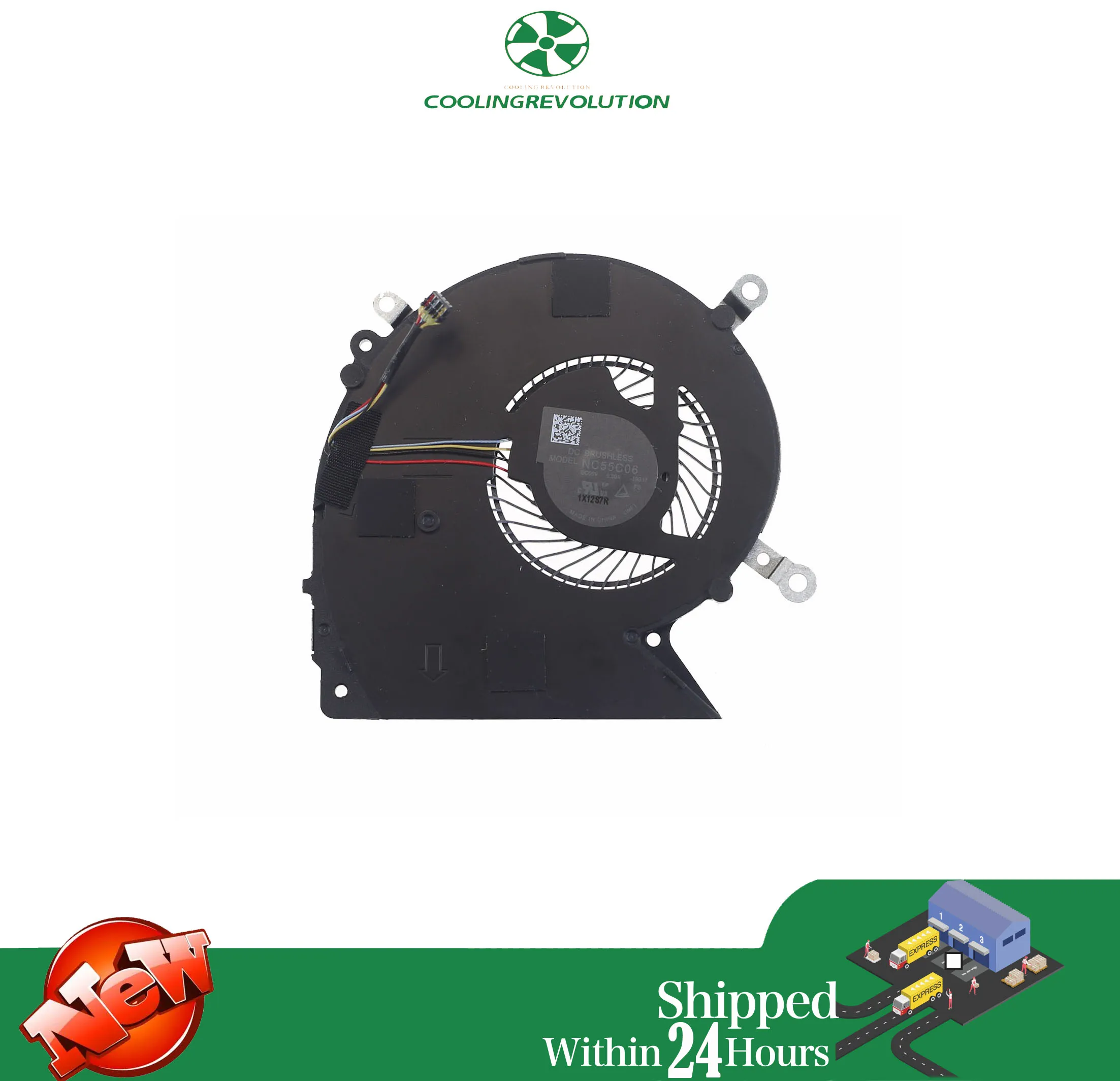 Ventilador de refrigeración para CPU de portátil NC55C06 DC05V 0.50A -19G17 4PIN 1323-01CQ000 - imagen 3