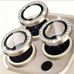Protector Lente Cristal Metal iPhone 16/15/14/13/12 Pro Max Mini