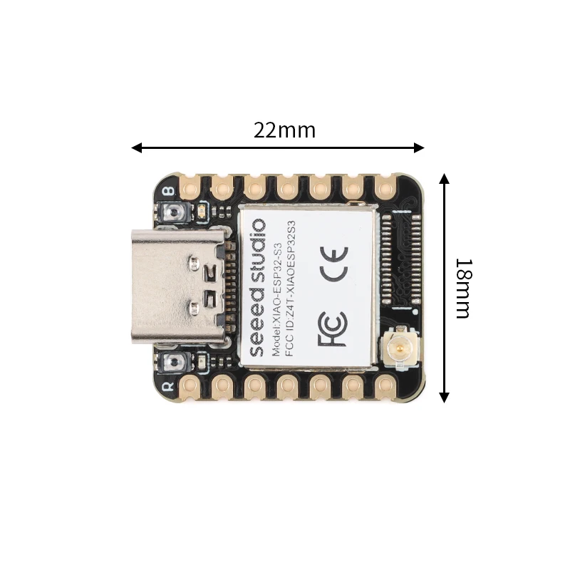 Seeeduino-Módulo de placa de desarrollo para Arduino, dispositivo compatible con Bluetooth, WiFi, compatible con BLE Mesh 2,4, XIAO ESP32-S3, ESP32S3, 5,0 GHz - imagen 5