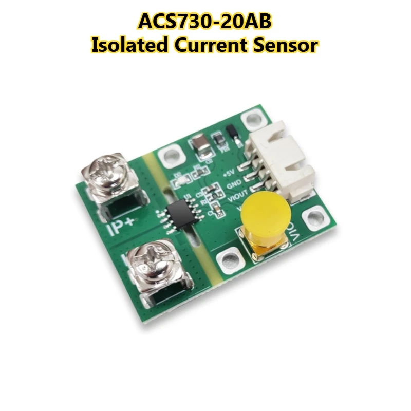 Módulo ACS730-20, Sensor de corriente aislado Ancho de banda de 1MHz, Detector de corriente dinámico, ACS730-20AB de corriente - imagen 2