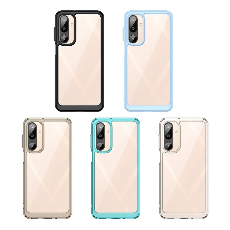 Para Samsung M16 funda Samsung Galaxy M16 Capas nuevo teléfono a prueba de golpes parachoques trasero Color transparente transparente Samsung M16 M 16 - imagen 2