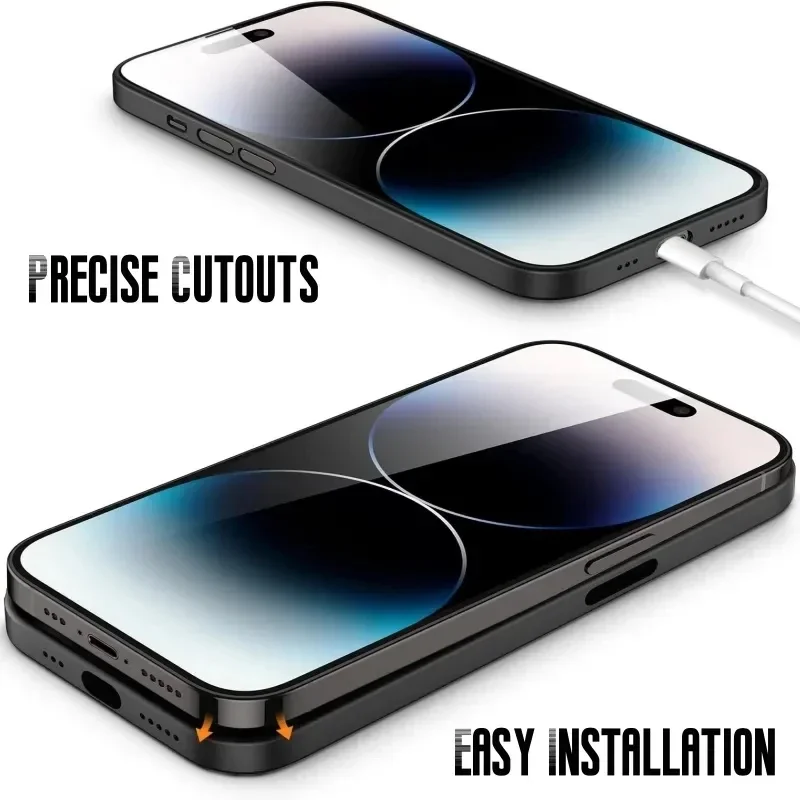 Funda transparente mate ultradelgada de 0,3mm para iPhone 16, 15, 14 Plus, 13, 12 Mini, 11 Pro Max, carcasa trasera dura esmerilada de PP - imagen 3