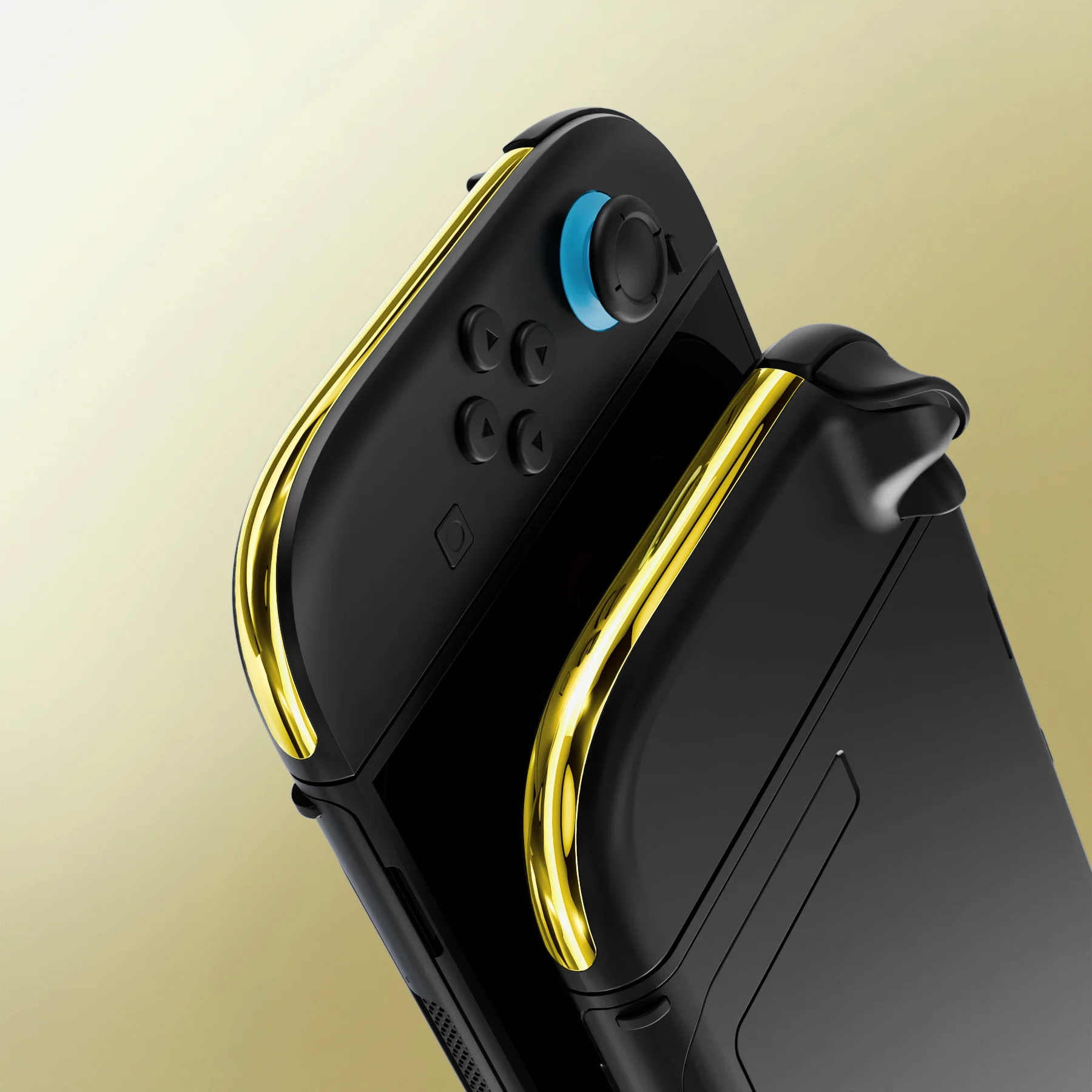 eXtremeRate para Joycon 2, para Nintendo Switch 2 Tiras decorativas de repuesto Carcasa lateral - Oro cromado - imagen 5