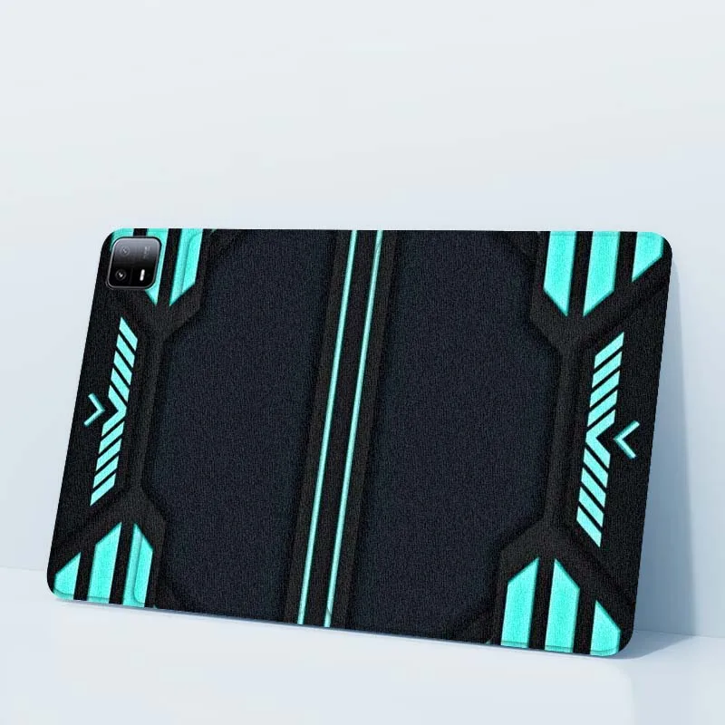 Patrones geométricos de metal para Xiaomi Redmi Mi Pad 2 4 5 6 6s 7 8 11 12,5 12,4 11,2 8,7 SE Pro Plus Max funda para tableta - imagen 4