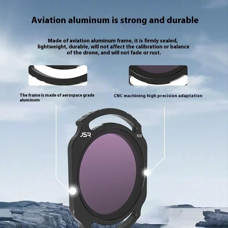 Filtros UV ND8/16/32/64, accesorios de fotografía aérea, piezas de cámara para Drone Air Unit Pro - imagen 3