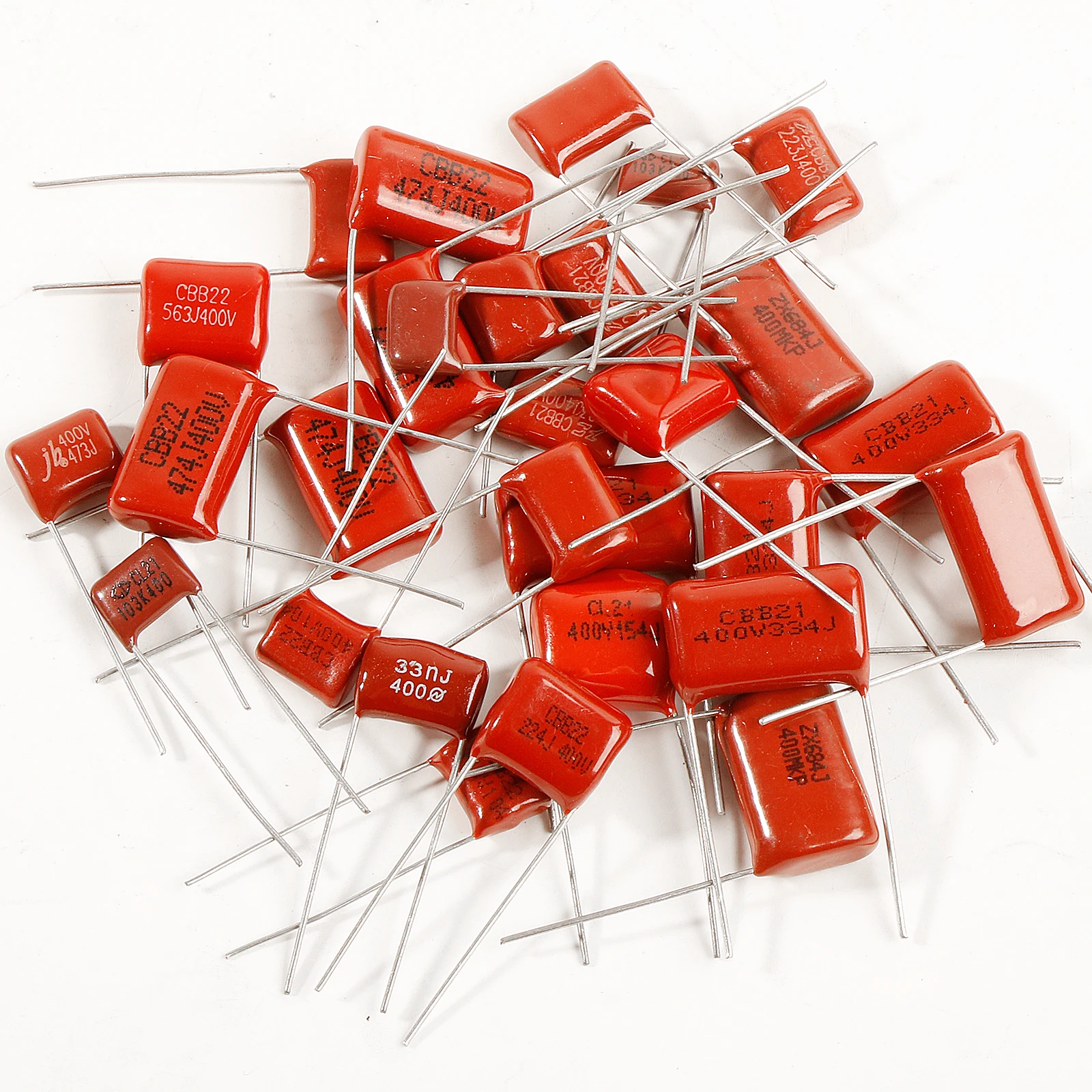 Kit surtido de condensadores CBB de 120 piezas Condensadores de película de polipropileno metalizado - imagen 4