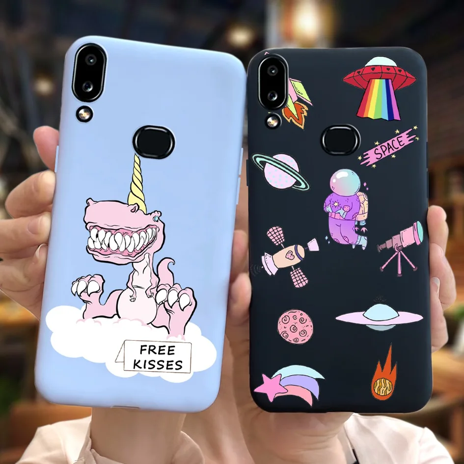 Funda de silicona para Samsung Galaxy A10 A105FN, carcasa trasera de TPU suave, flor delgada para Samsung A10S SM-A107F A 10S A 10 - imagen 5