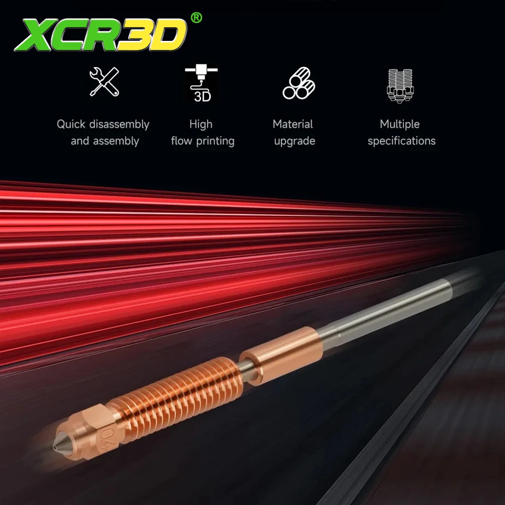 Actualización de intercambio rápido K1c unicornio para Creality K1 Max boquilla K1C/Ender 3 V3 boquilla garganta para Creality K1c Hotend piezas de impresora 3d