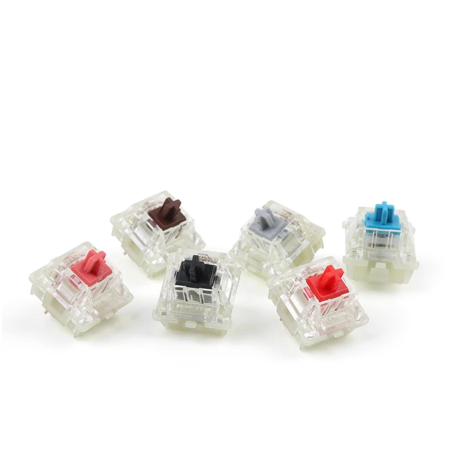 4 unids/pack Original Cherry MX RGB interruptor para teclado mecánico MX interruptores eje rojo negro azul marrón plata cubierta transparente - imagen 2