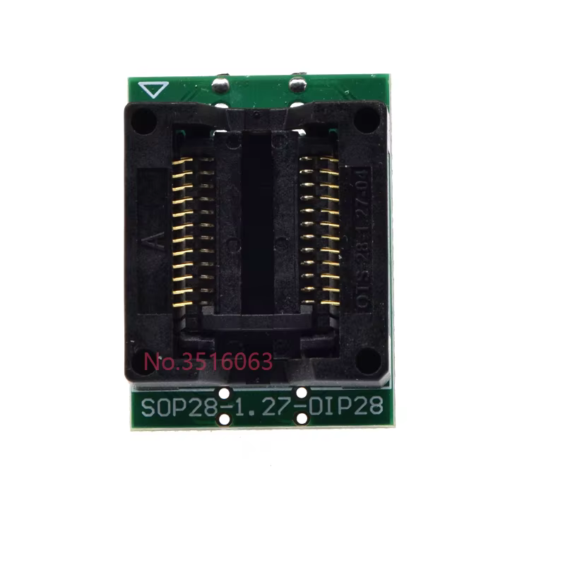 SOIC24 SOP24 a DIP24 SOIC 24, adaptador de programador, enchufe de ancho de cuerpo de 7,5 MM, convertidor de enchufe IC de 300MIL, chip de prueba - imagen 2
