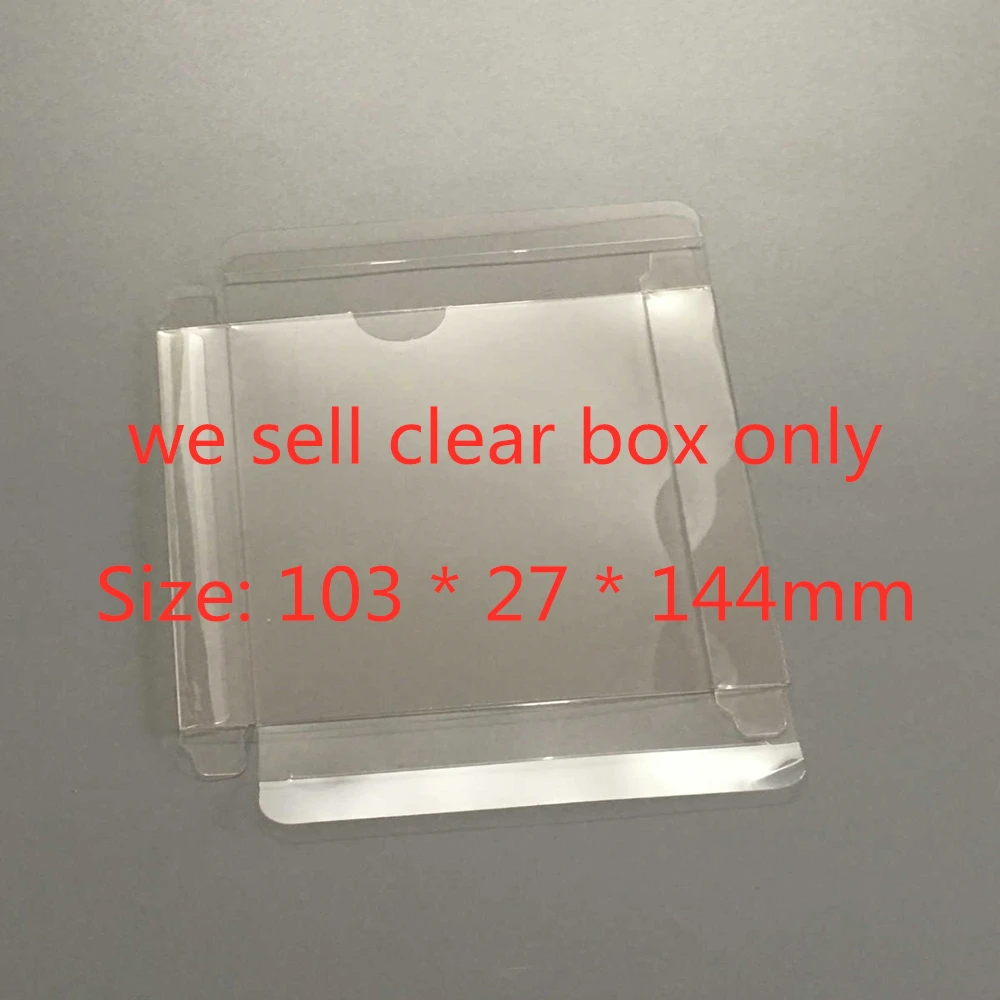 Protector de caja transparente para sistema SEGA Master/SMS, cajas de recolección, carcasa de juego de almacenamiento TEP, estuche de exposición transparente - imagen 4