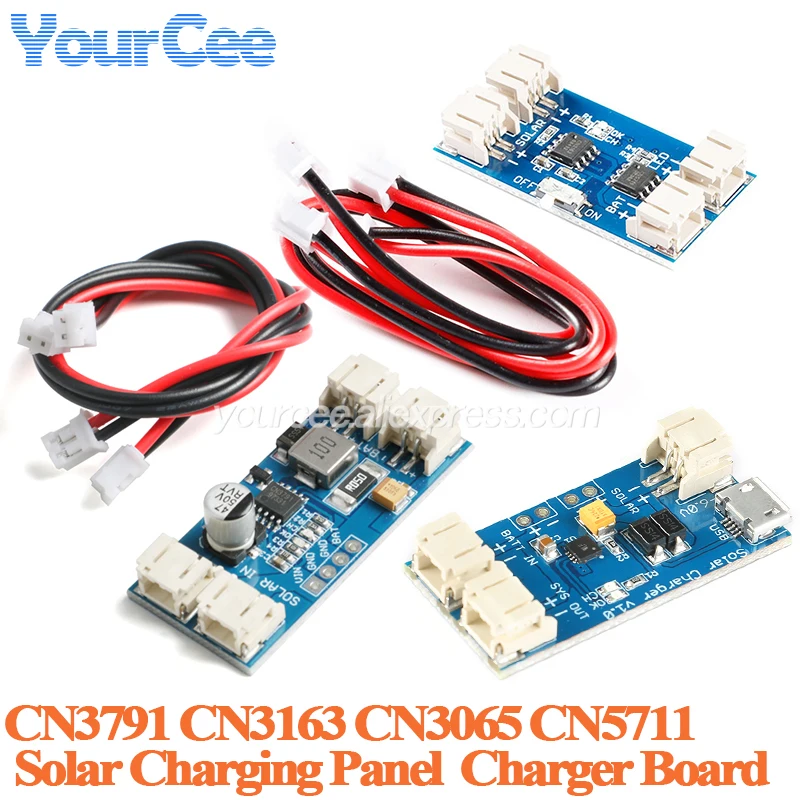 2 uds/1 unidad CN3791 CN3163 CN3065 CN5711 módulo controlador regulador de Panel Solar Lipo placa de carga de batería de litio