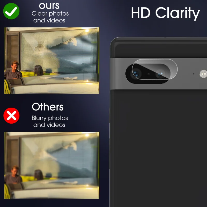 Protector de lente de cámara, Protector de lente de cámara, película protectora de hidrogel suave, pegatina de lente para Google Pixel 7 Pro, no vidrio, 1-10 Uds. - imagen 4