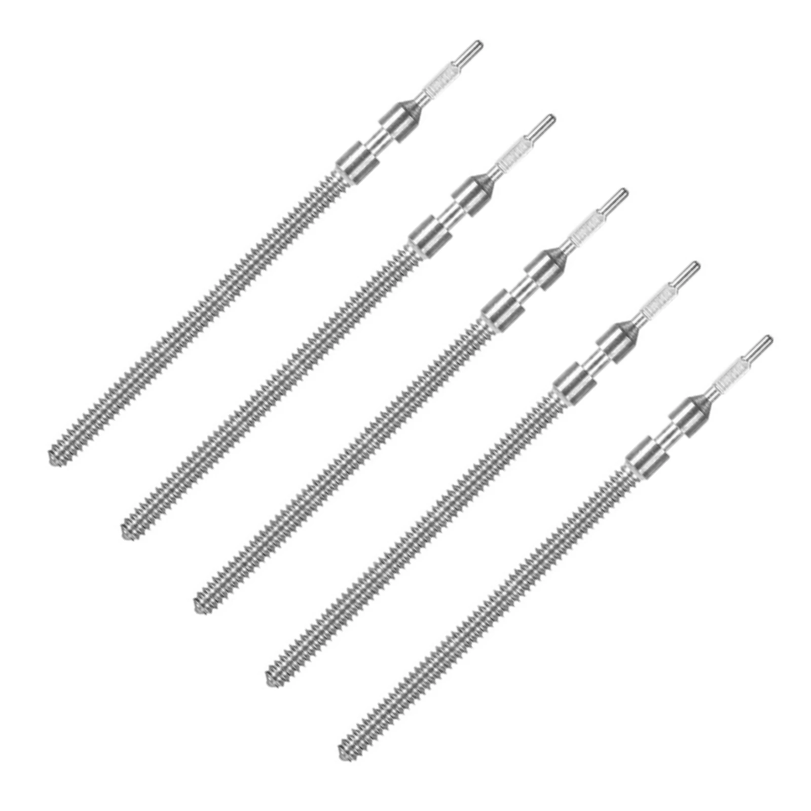 Vástago de reloj, repuestos de Metal para Miyota 2035, corona de movimiento de reloj, piezas de reloj de movimiento mecánico automático, vástago de corona