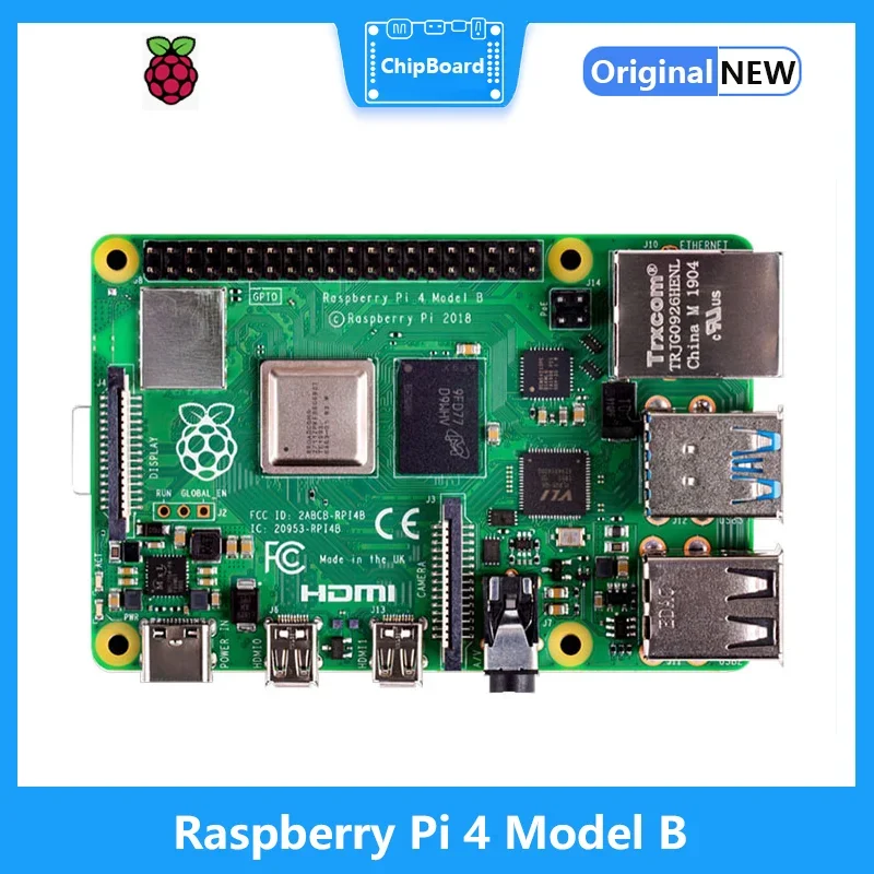 2025 Raspberry Pi 4B 2G4G8G RAM Linux Placa Cortex-A72 64 bits Quad Core 1,5 GHz SOC 2,4 y 5,0 GHz WiFi Bluetooth 5,0 - imagen 3