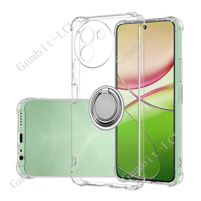 Soporte de anillo trasero para Vivo T3x, 5G, Y200i, Y200t, 5G, 6,72 ", V2354A, V2353DA, funda de teléfono, silicona suave, TPU, Original, a prueba de golpes