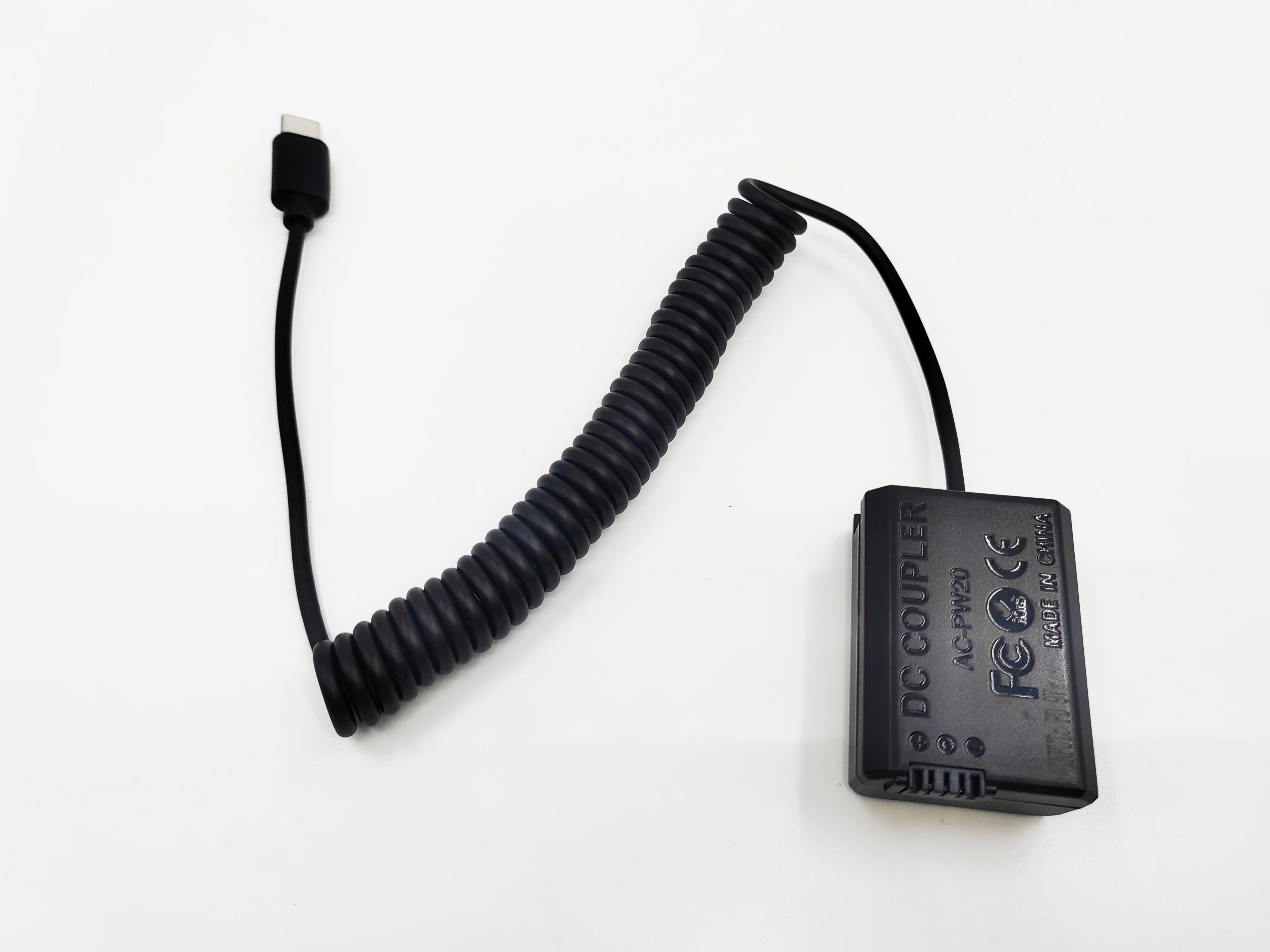 NP-FW50 batería simulada USB tipo C a AC-PW20 acoplador CC para cámara Sony A6000 A6300 A6400 A6500 ZV-E10 A7M2 A7S2 A7RII - imagen 5