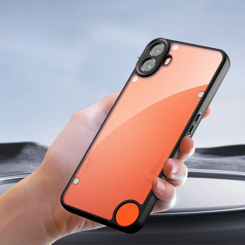 CMFphone2pro funda para nada CMF Phone 2Pro funda acrílica mate para nada teléfono 3APro 2a a prueba de golpes transparente duro PC parachoques - imagen 3