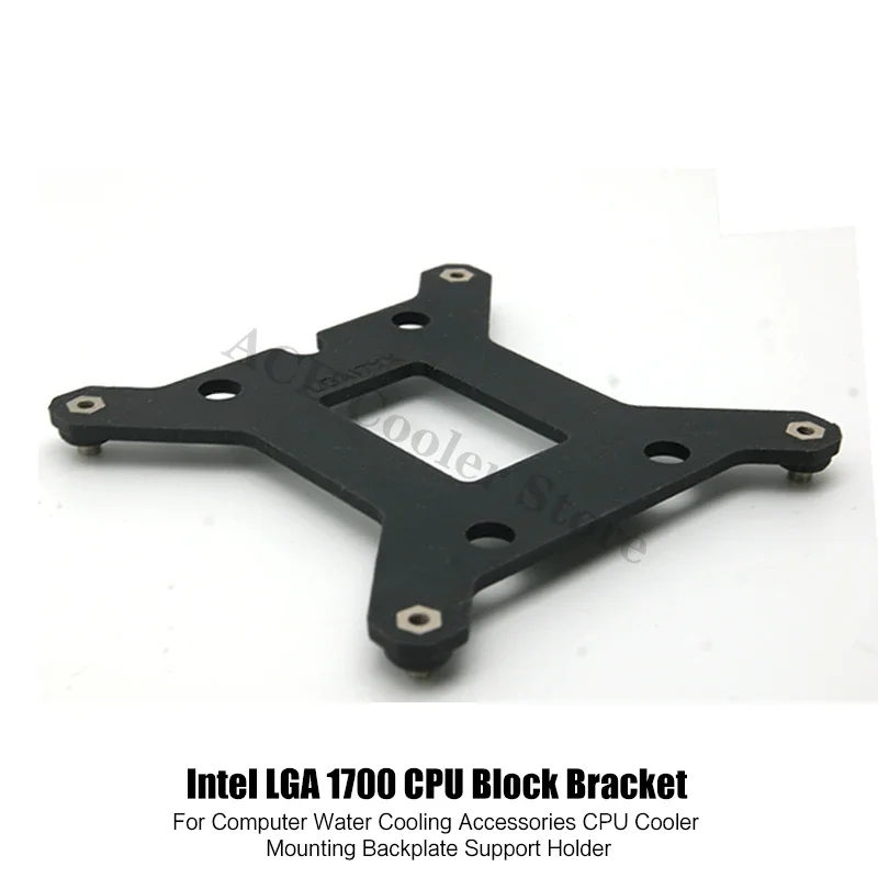 Placa posterior Intel CPU LGA1700 1800, soporte de montaje de bloque de CPU ABS - imagen 3