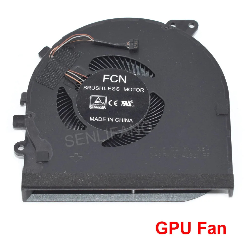 Ventilador de CPU para ordenador portátil RAZER, RZ09-0270, RZ09-0300, RZ09-0328, GPU, refrigeración, DFS5K121142621, DFS501105PR0T, DC5V, 0.5A, 4 cables, nuevo - imagen 5